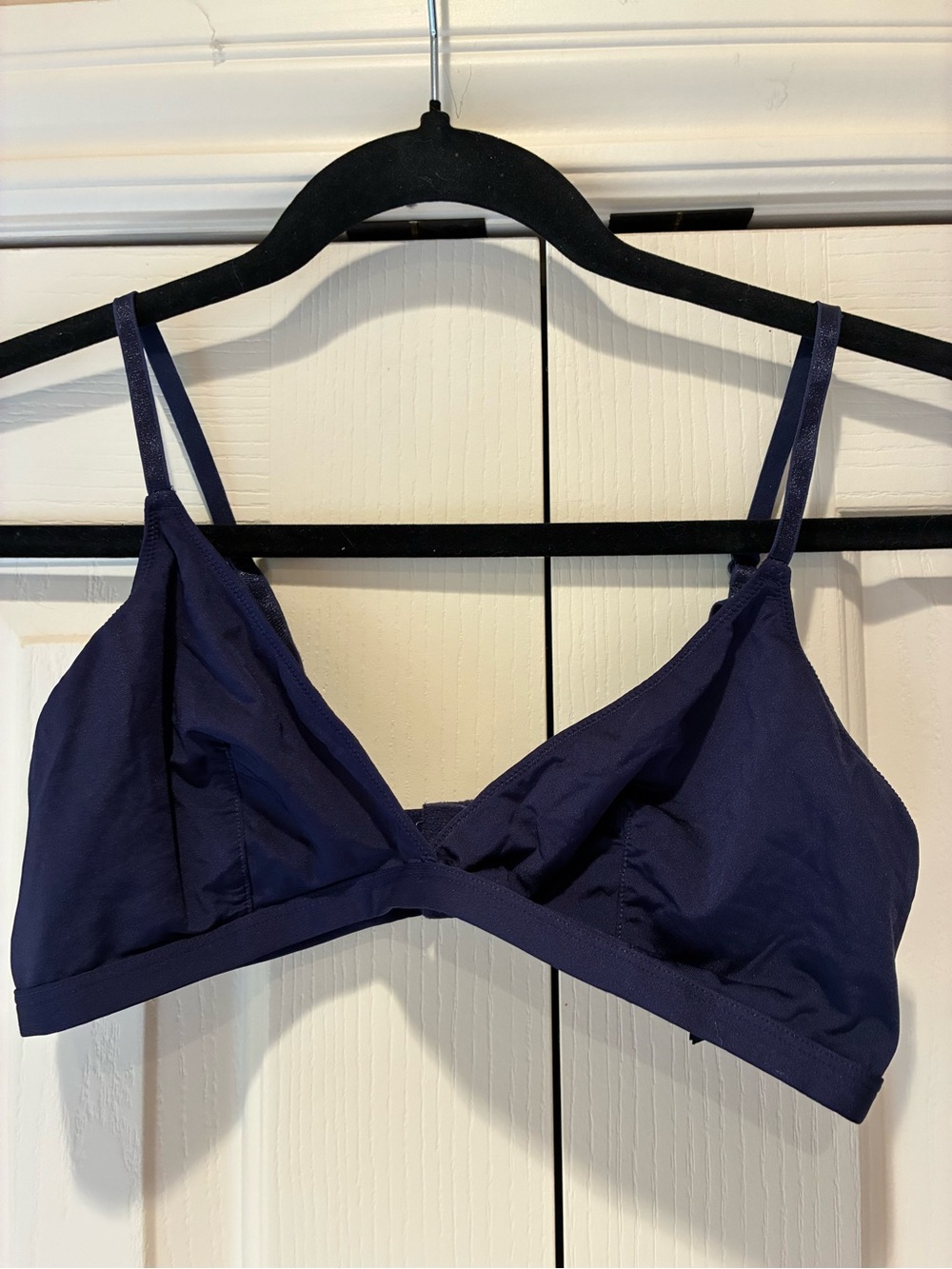 H&M Navy Triangle Wireless Bralette